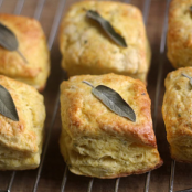 Delicata Squash and Sage Biscuits