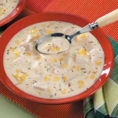 Creamy Chicken Corn Chowder Recipe