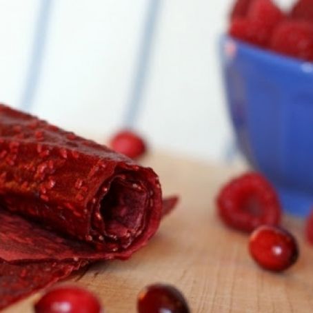 Travel: Cran-Raspberry Fruit Leather