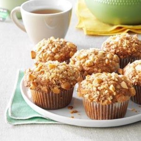 Banana Macadamia Muffins
