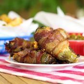 Southwestern Grilled Bacon Wrapped Jalapeno Poppers