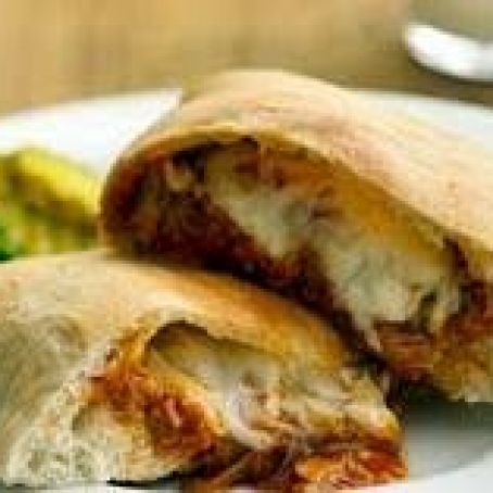 Barbecued Chicken Calzones