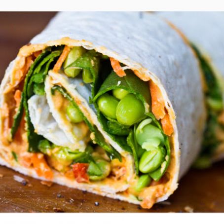 Easy Hummus Spiral Wraps