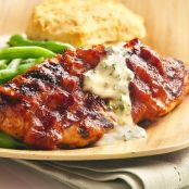 Double Barbecue Bacon-Wrapped Grilled Chicken