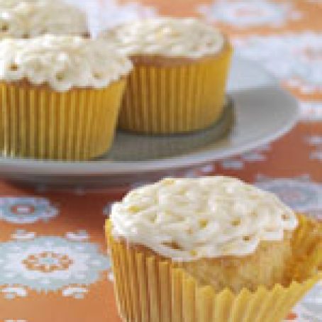 Golden Orange Cupcakes Recipe