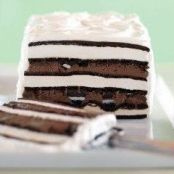 Oreo Fudge Ice Cream Cake