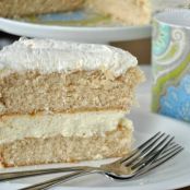 Eggnog Cheesecake Cake