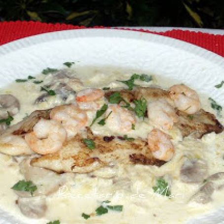  PESCADO RELLENO EN SALSA DE HONGOS
