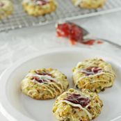 Strawberry Pistachio Thumbprint Cookies