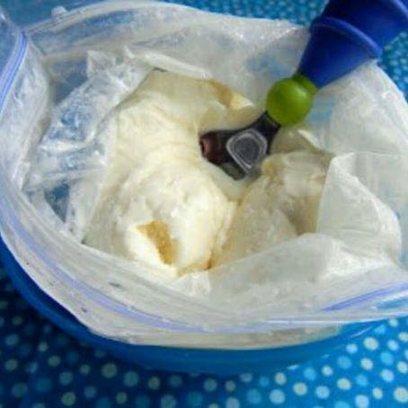 Homemade Ice Cream in a Bag