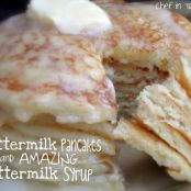 Buttermilk Pancakes & Syrup