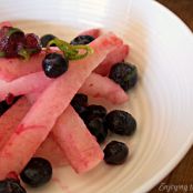 Jicama with Berries and Lime