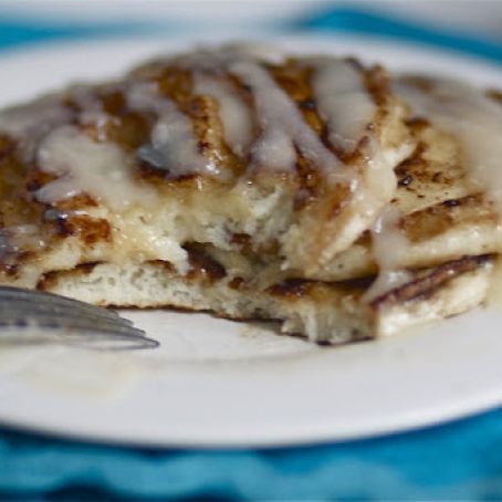 Cinnamon Roll Pancakes