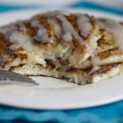 Cinnamon Roll Pancakes
