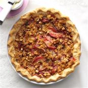 PLUM & HAZELNUT PIE