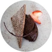 Chocolate Mousse with Cornflake Crisps