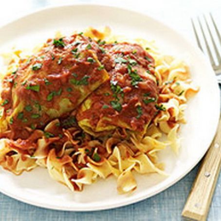 Sweet and Sour Stuffed Cabbage Rolls