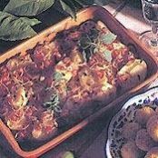 Potatoes Baked with Tomato and Onion