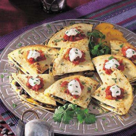 Black Bean Quesadillas