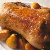 Roast Goose with Spiced Pears Recipe | D'Artagnan