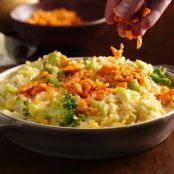 Creamy Cheese Broccoli Rice Bake