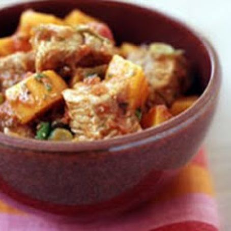 Chicken, Sweet Potato, and Apple Skillet
