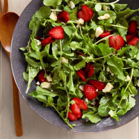 Strawberry Arugula Salad with Sweet Lime Vinaigrette