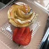 Apple Cream Cheese Rose Tarts