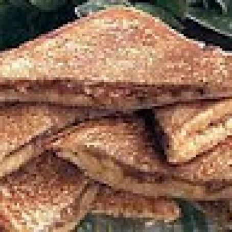 Paula's Fried Peanut Butter and Banana Sandwich