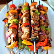 Grilled Marinated Steak Kebabs