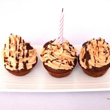 Peanut Butter-Chocolate Cupcakes