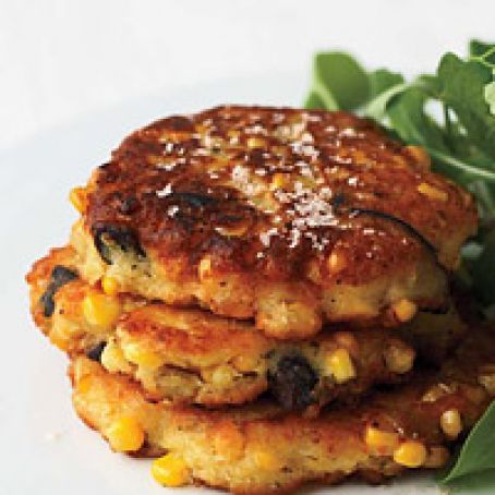 Corn and Shiitake Fritters