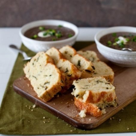 Poblano Jack Beer Bread