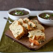 Poblano Jack Beer Bread