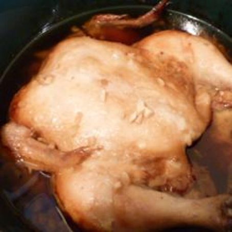 Whole Slow Cooker Chicken