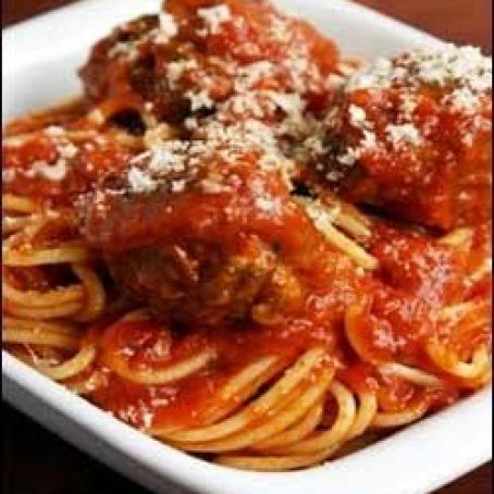 Italian Spagetti Sauce with Meatballs