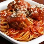 Italian Spagetti Sauce with Meatballs