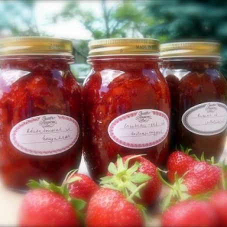 Strawberry Jam with Crème de Cassis