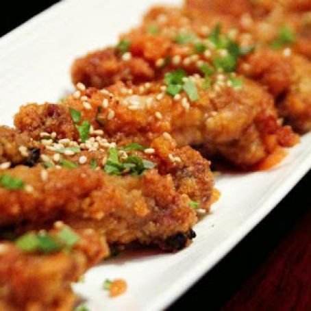 Crunchy Sesame Chicken Wings