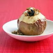 Baked Apples with Dried Cherries and Maple Syrup