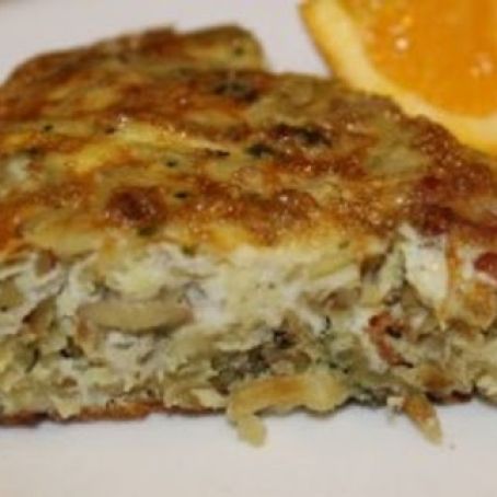 Hashbrown and Bacon Frittata