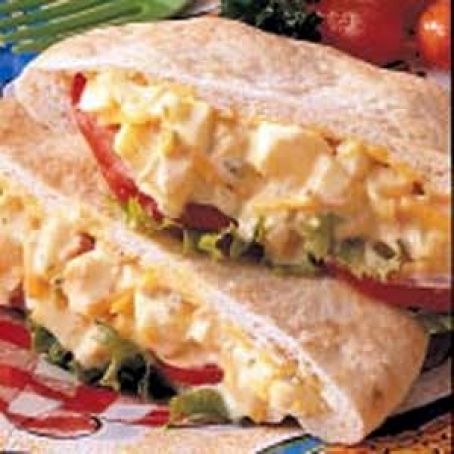 Egg Salad Pitas