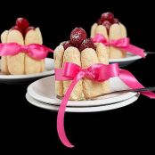 White Chocolate and Raspberry Charlotte