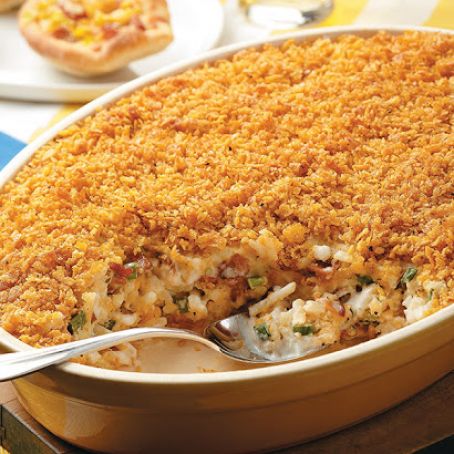 Bacon-Scallion Hash Brown Casserole
