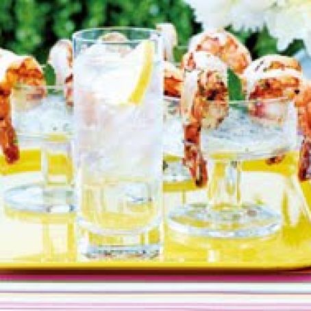 Spiced Shrimp with Cucumber Dip