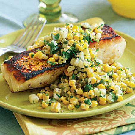 Corn Saute with Ginger, Garlic, and Fresh Cilantro
