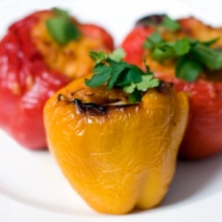 The Kitchen Diva's Energy-Boosting Stuffed Bell Peppers