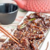 Crispy and Sticky Mongolian Beef