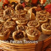 Pumpkin Pecan Tassies