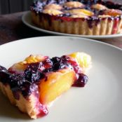 PEACH & BLUEBERRY PIE